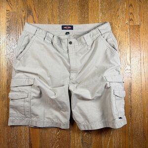 TRU-SPEC Cargo Shorts Mens 40 Beige Tactical Ripstop Pockets Outdoor Casual
